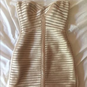 BCBG Maxazria mini strapless dress